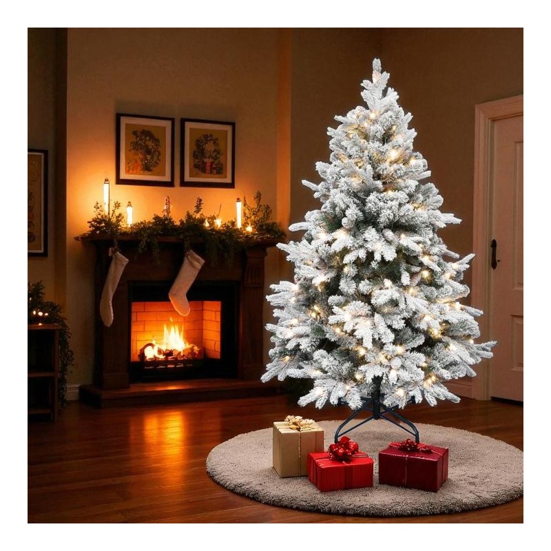 Umelý vianočný stromček so zabudovaným LED osvetlením, 150 cm