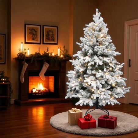Umelý vianočný stromček so zabudovaným LED osvetlením, 150 cm