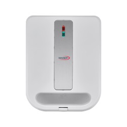HAUSER SN-1450 oblátkovač, 1500 W, 4 plochy na pečenie, bočný kryt chladný na dotyk, nepriľnavý povrch na pečenie, biela farba