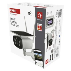 GoSmart vonkajšia batériová kamera IP-600 EYE s WiFi a solárnym panelom