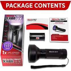 XR68 GEARLIGHT UV LED svetlo