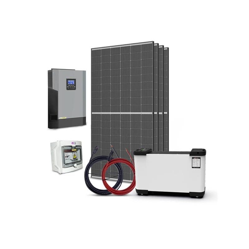 TRINA 1820Wp ostrovná solárna súprava, LiFePO4 Solarfam 51,2V 142Ah 7,2Kwh, menič 48V/230VAC 5500W