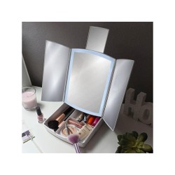 Zrkadlo 4L 9828 LED skladacie