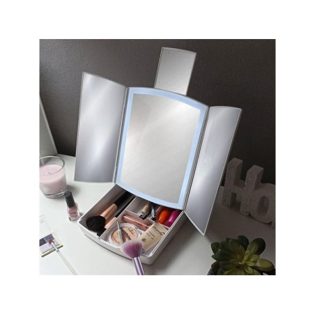 Zrkadlo 4L 9828 LED skladacie