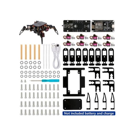 Stavebnica ACEBOTT Quadruped Bionic Spider Robot Kit - robotický pavúk