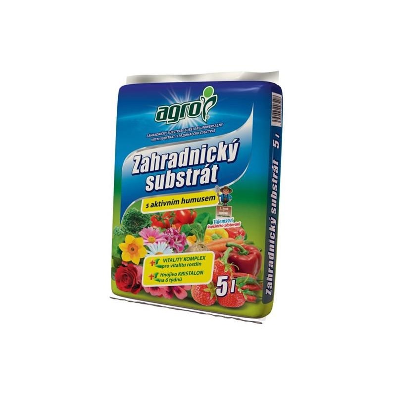 Záhradnícky substrát AGRO 5l