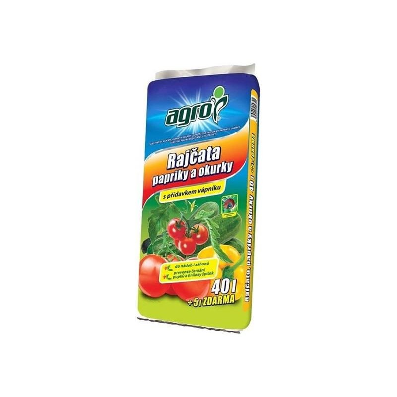 Substrát pre paradajky a papriky AGRO 45l