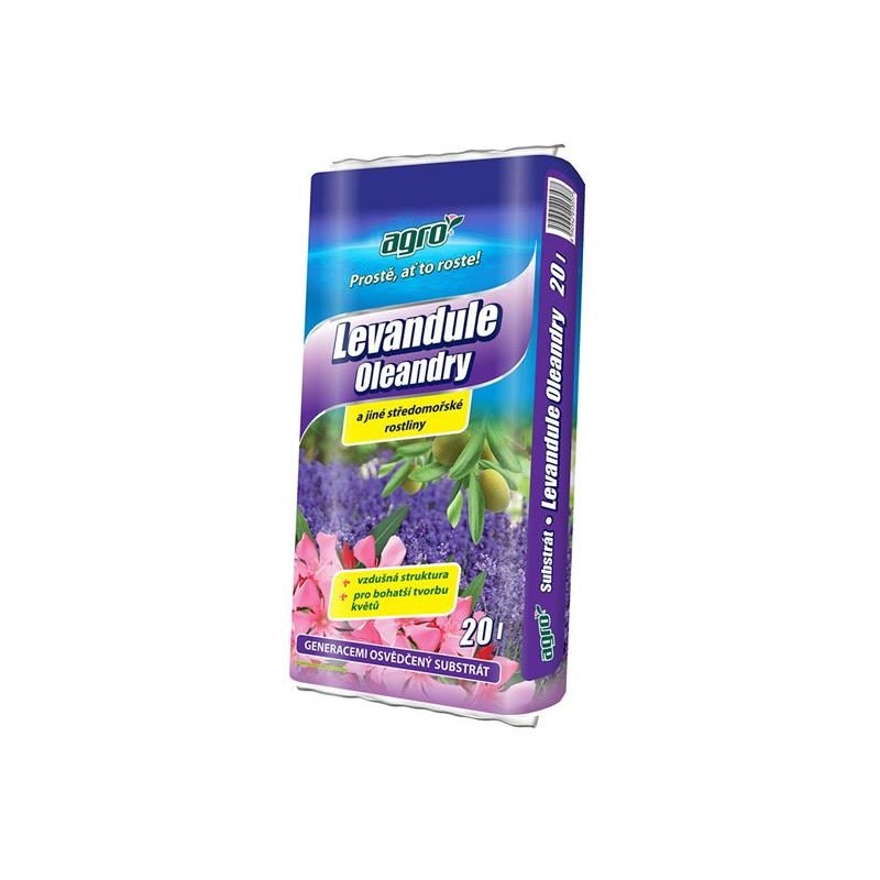 Substrát pre levandule a oleandre AGRO 20l