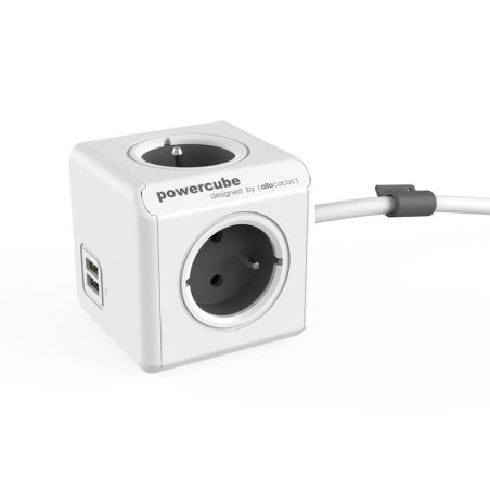 POWERCUBE Extended USB Grey 1,5m