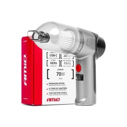Vysávač ručný AMIO 03693 do auta 70W