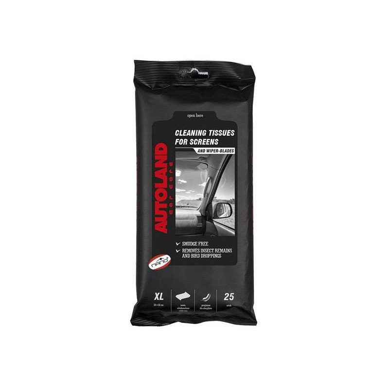 Obrúsky XL na sklo NANO+ 25ks