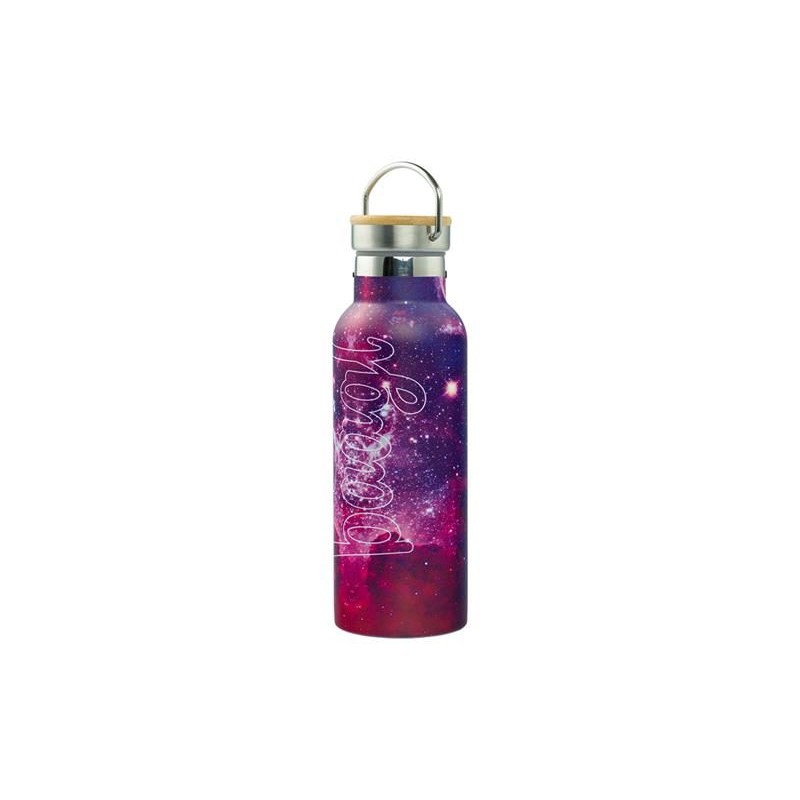 Termofľaša BAAGL Galaxy 500ml s bambusovým viečkom