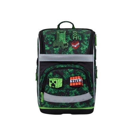 Školská taška BAAGL Zippy Plus Minecraft Boom