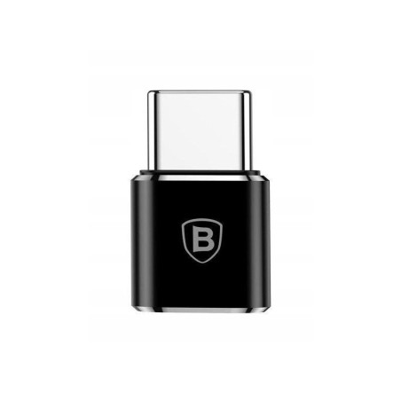 Adaptér microUSB na USB-C BASEUS CAMOTG-01 Black