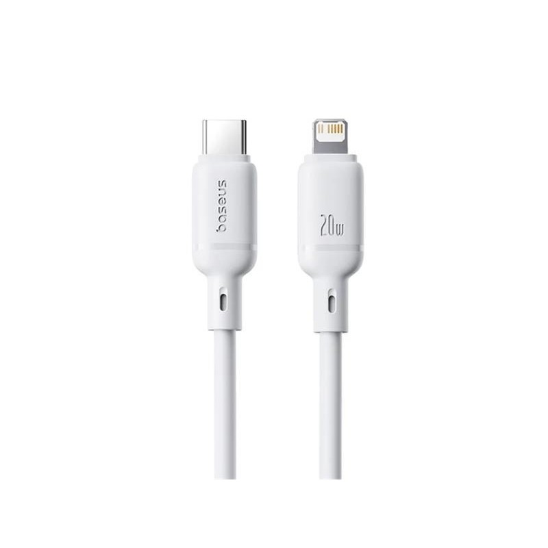 Kábel BASEUS USB-C/Lightning 1m White 20W