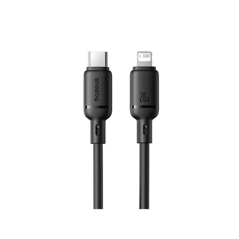 Kábel BASEUS USB-C/Lightning 1m Black 20W