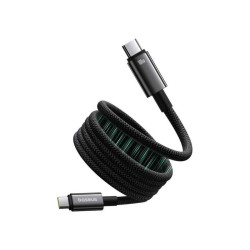 Kábel BASEUS Tungsten Gold USB-C/USB-C 1m Black 100W