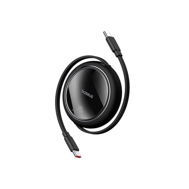 Kábel BASEUS Free2Draw USB-C/USB-C 1m Black 100W