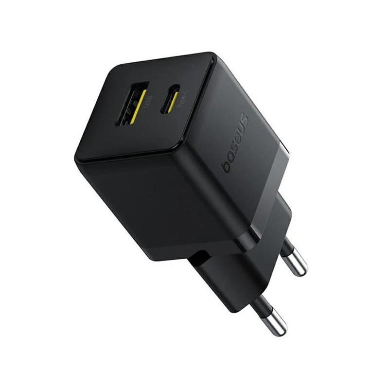 USB adaptér BASESUS Palm Black 2xUSB 20W
