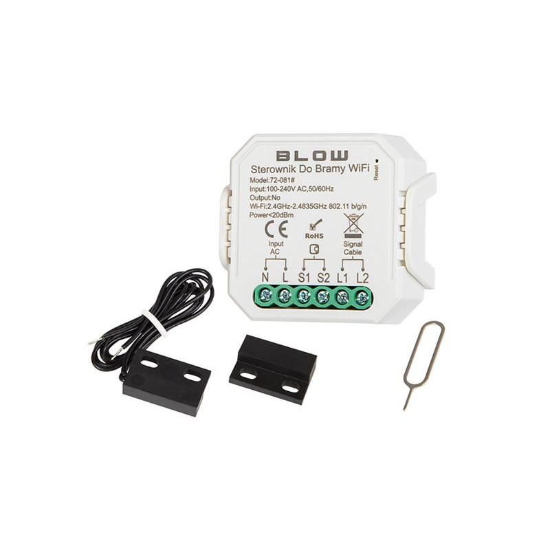 Smart ovládač garážových brán BLOW 72-081 WiFi Tuya