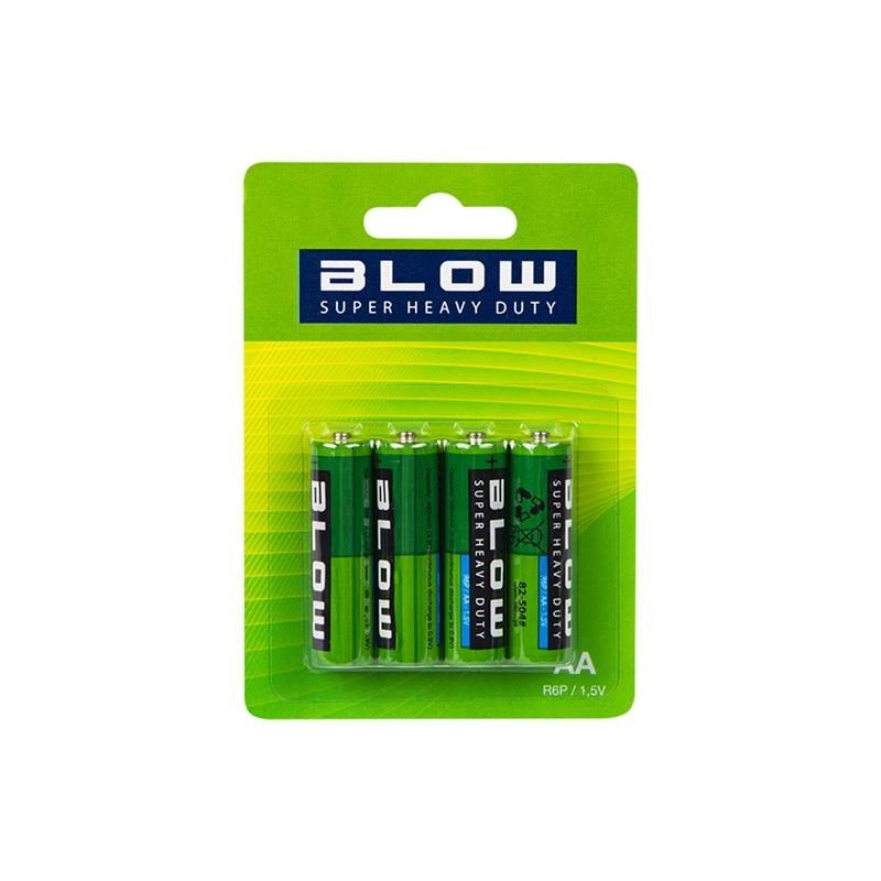 Batéria AA (LR6) Zn-Cl BLOW Super Heavy Duty 4ks / blister