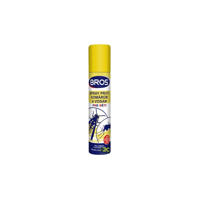Sprej proti komárom a osám BROS pre deti 90ml
