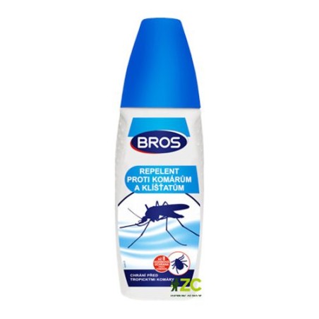 Repelent proti komárom a kliešťom BROS 100ml