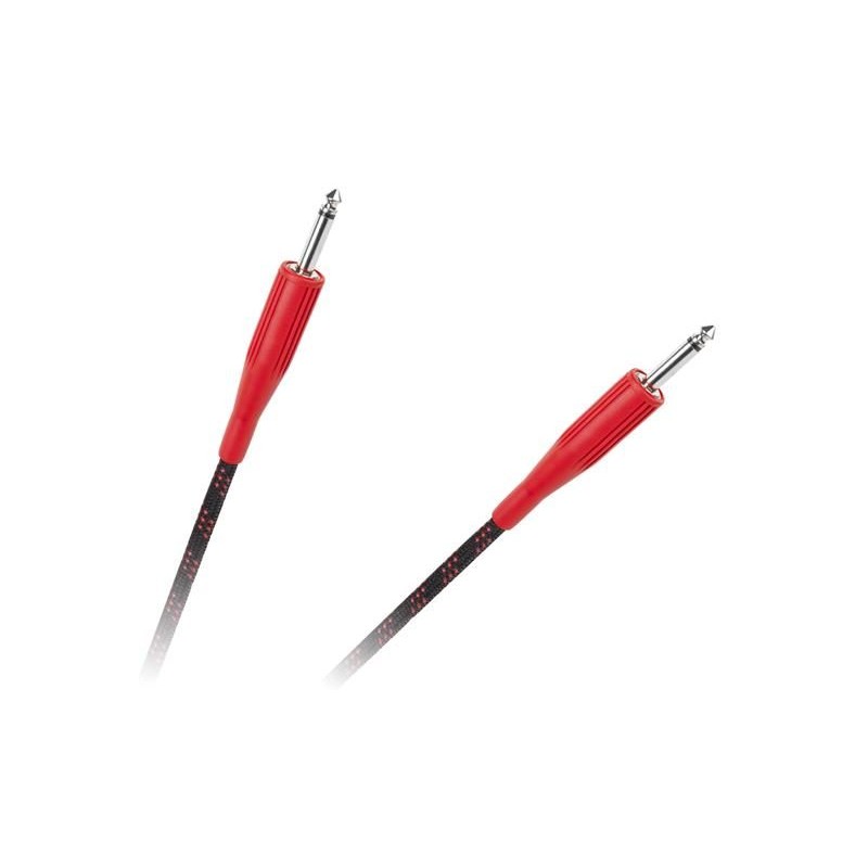 Kábel Jack 6,3mm mono konektor/Jack 6,3mm mono konektor CABLETECH KPO2758-3 3m