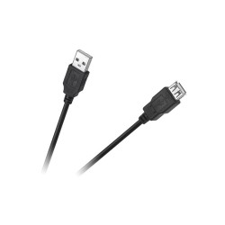 Kábel CABLETECH KPO4013-1.5 Eco-Line USB konektor/USB zdierka 1,5m Black