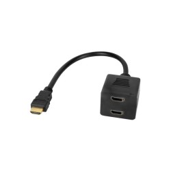 Adaptér CABLETECH KOM0950 HDMI/2x HDMI