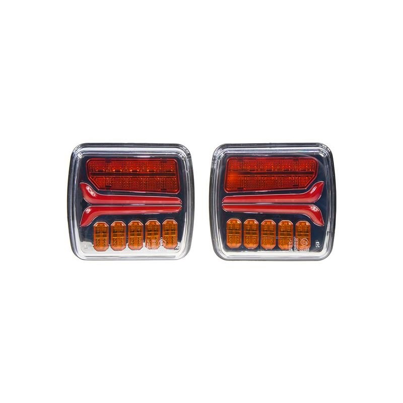 Dynamické blinkre LED CARCLEVER zadné 2 svetlá trl21led