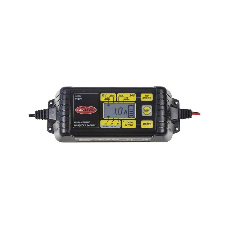 Nabíjačka akumulátorov CARCLEVER 35939 12V/24V 6A