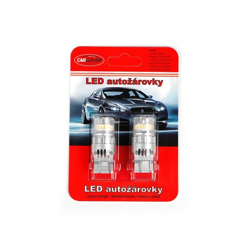 Autožiarovka LED T20 12V CARCLEVER 95AC005 balenie 2 ks