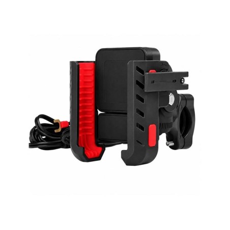 Vodotesný držiak na telefón na bicykel/motocykel CARCLEVER r16USBC s USB nabíjačkou