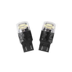 Autožiarovka LED T20 (7443) 12V CARCLEVER 16LED 2835SMD biela