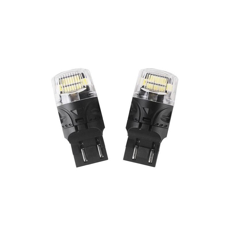 Autožiarovka LED T20 (7443) 12V CARCLEVER 16LED 2835SMD biela
