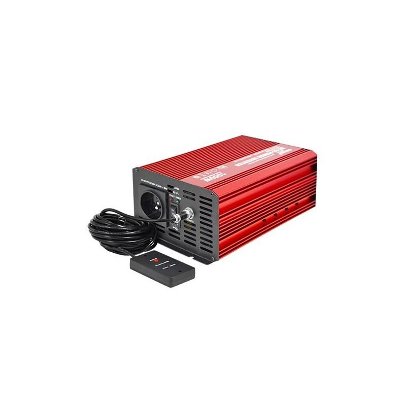 Menič napätia CARSPA P1000 12V/230V 1000W čistá sínusoida D.O.