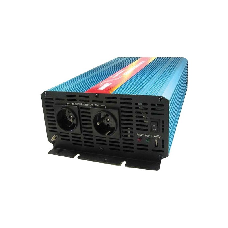 Menič napätia CARSPA P2000 24V/230V 2000W čistá sínusoida