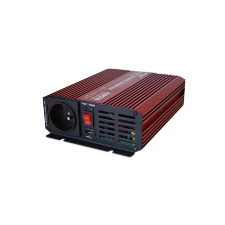 Menič napätia CARSPA P400 12V/230V 400W čistá sínusoida USB