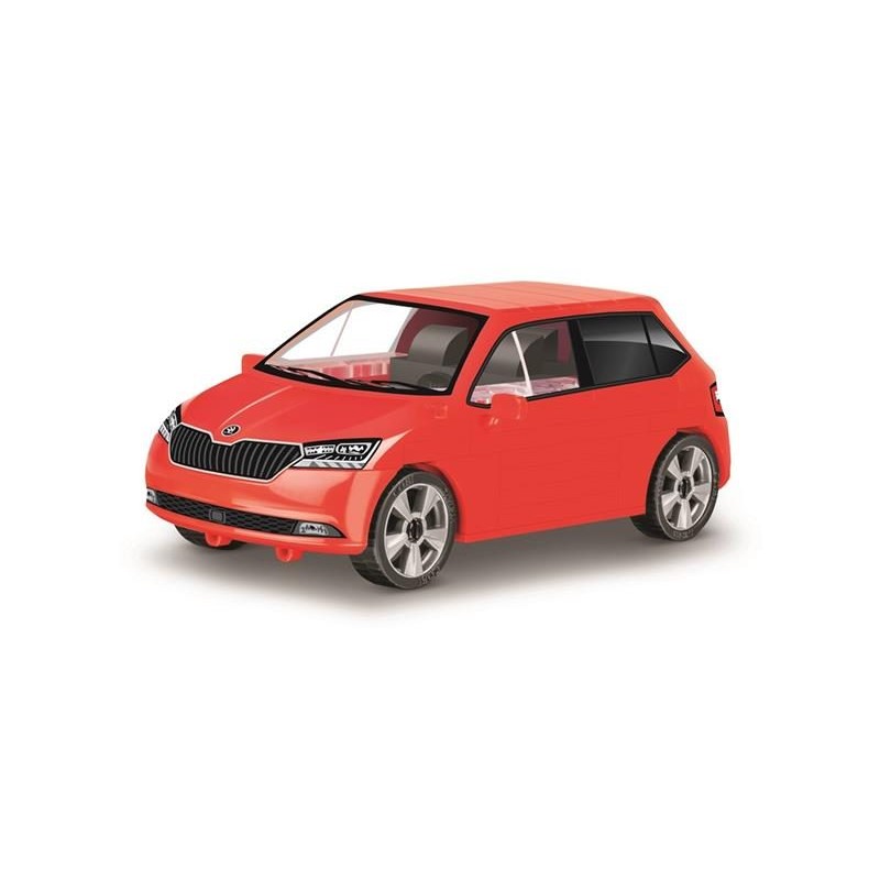 Stavebnica COBI 24570 Škoda Fabia model 2019 červená