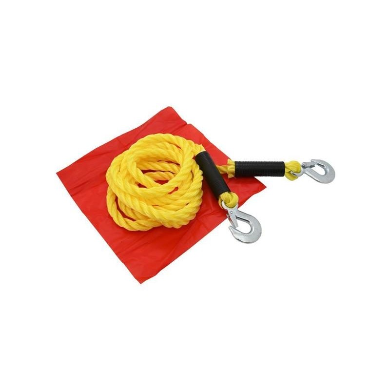 Lano ťažné 1800kg s karabínami COMPASS 01231