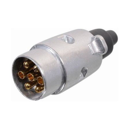 Zástrčka ťažného zariadenia 7 pólov COMPASS 07452 Alu