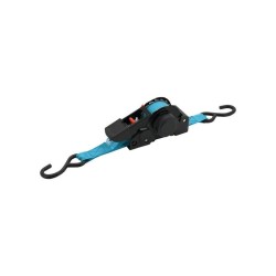 Popruh upínacie s račňou a háky COMPASS 02261 samonavíjacie 3,5m