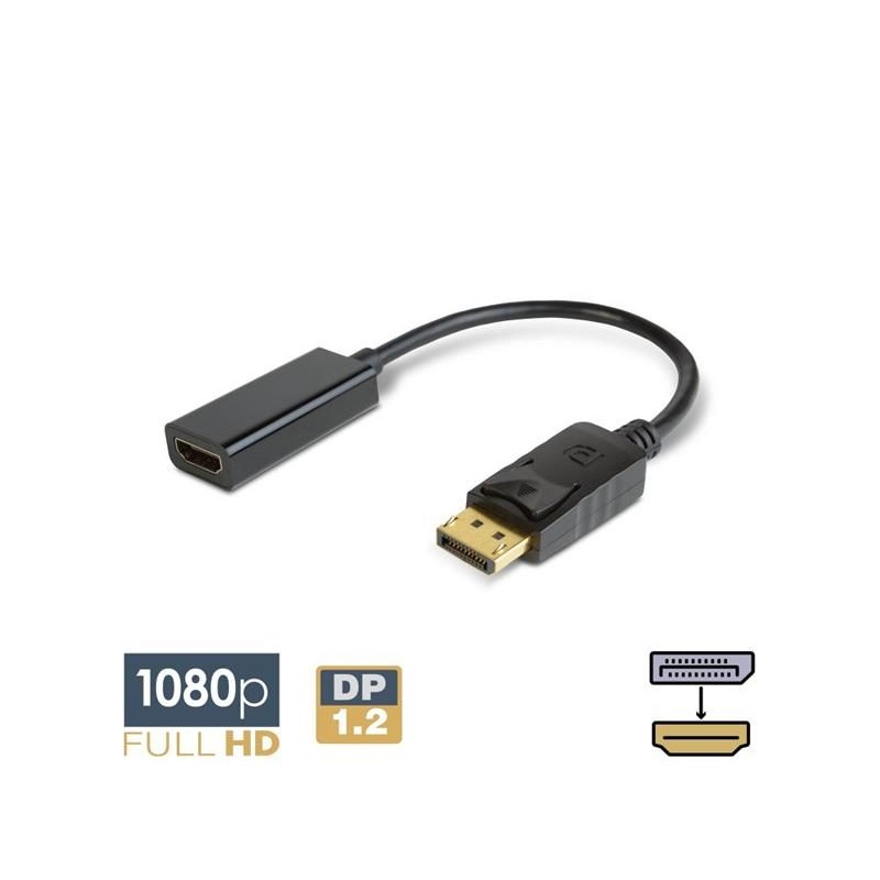 Adaptér DELIGHT 20337 HDMI/DisplayPort 0,25 m