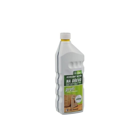 Ochranný náter na drevo DEN BRAVEN Profi 1kg transparentný