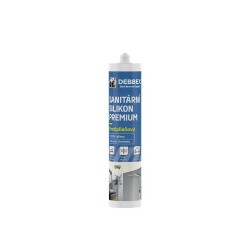 Silikón sanitárny DEBBEX PREMIUM biely 280ml