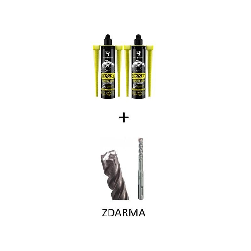 Kotva chemická SET 2x DEBBEX SF VINYLESTER 280ml + vrták ZDARMA