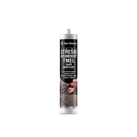 Tmel strešný bitúmenový DEN BRAVEN DenBit Roofplast čierny 310ml