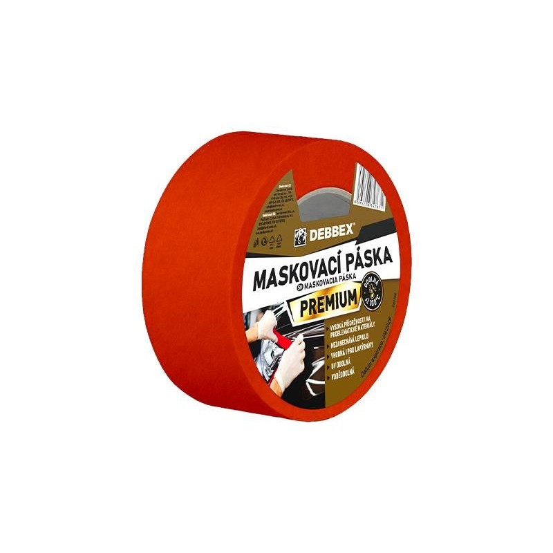 DEBBEX 100°C maskovacia páska Premium 50mmx50m
