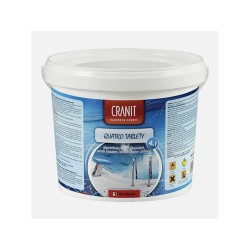 Multifunkčné tablety na chlórovú dezinfekciu bazénovej vody CRANIT Quatro 4v1 2,4kg